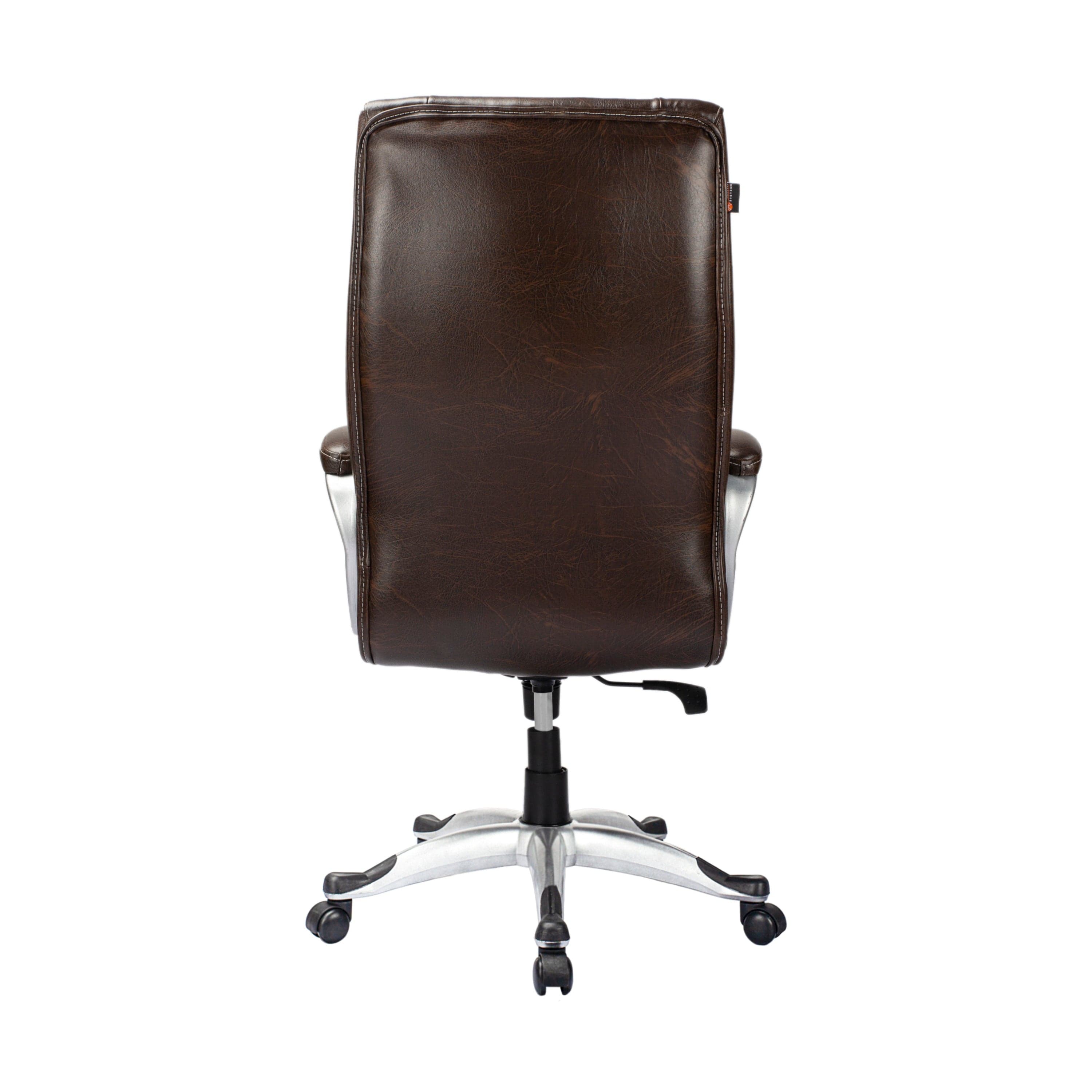 Adiko High Back Executive Revolving Office Chair in Brown