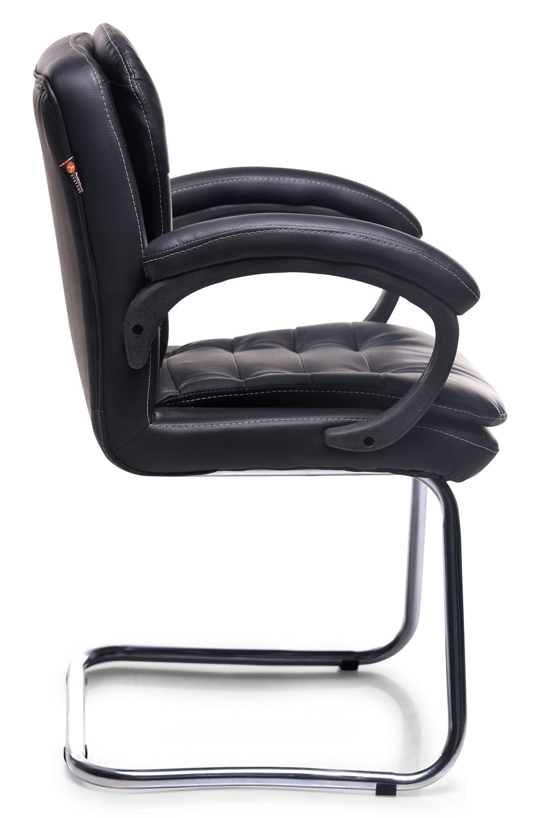 Elegant Cantilever Chair in Black