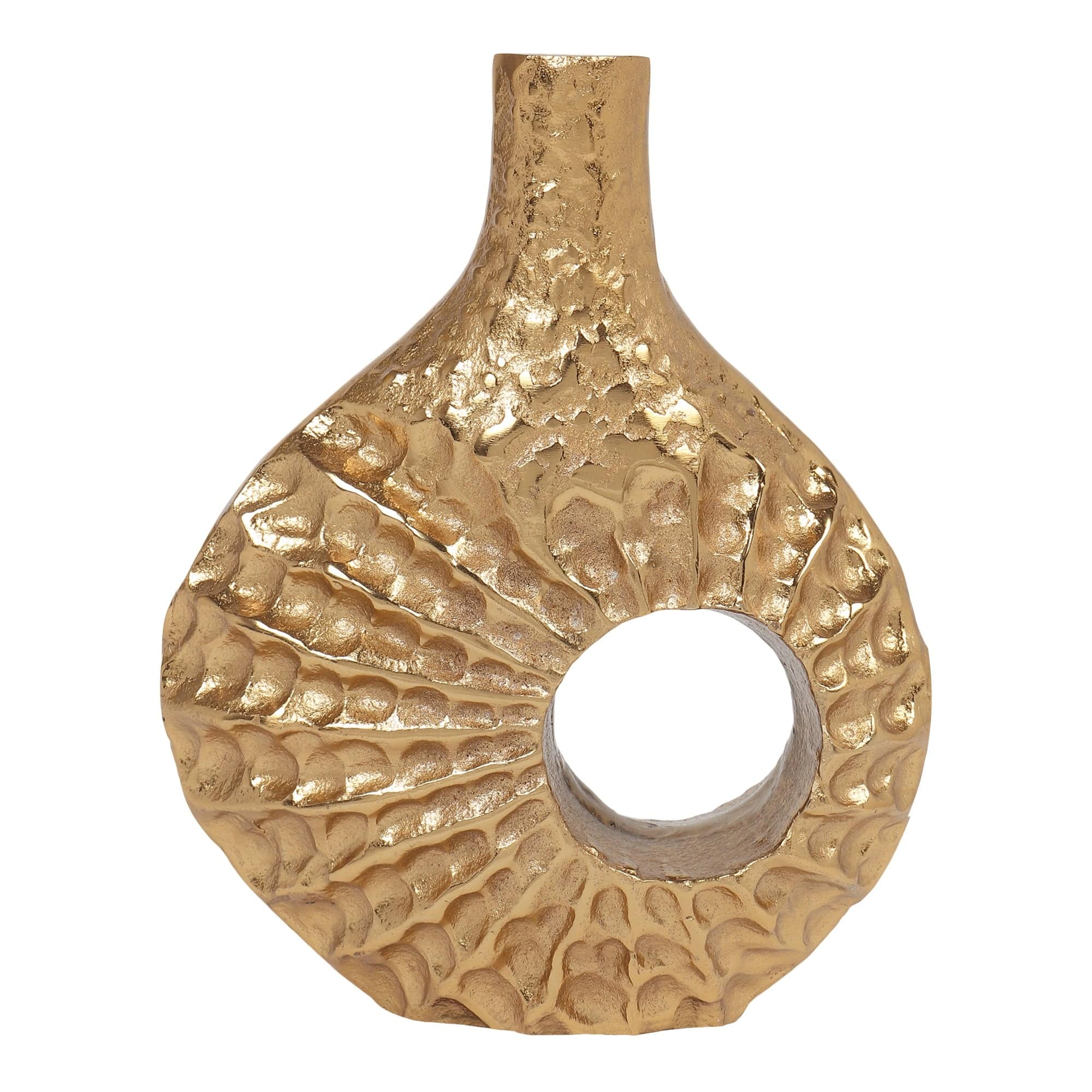 Seashell Serenity Vase -  small Gold