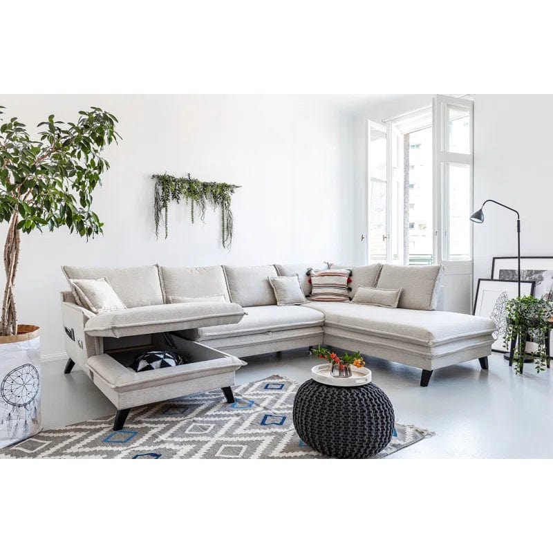 Yuri Upholstered Corner Sofa for Living Room