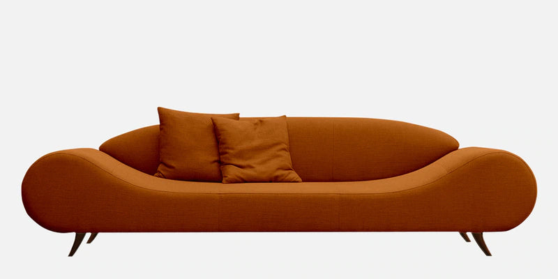 Fabric 3 Seater Sofa in Orange Colour