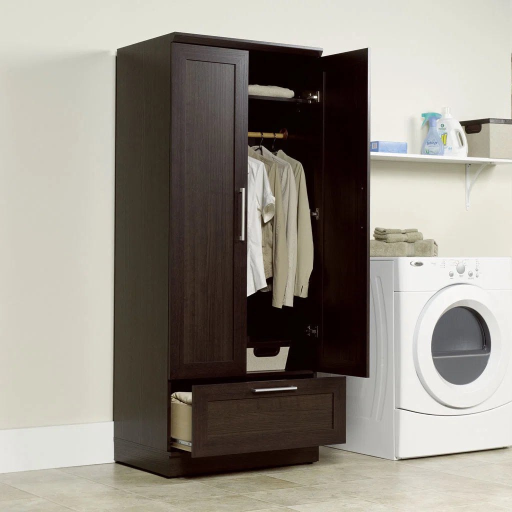 Modern Aliaya Armoire Wardrobe Closet with Storage