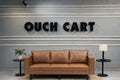 Ouch Cart 3 Seater Leatherette Sofa for Living Room – Modern Design
