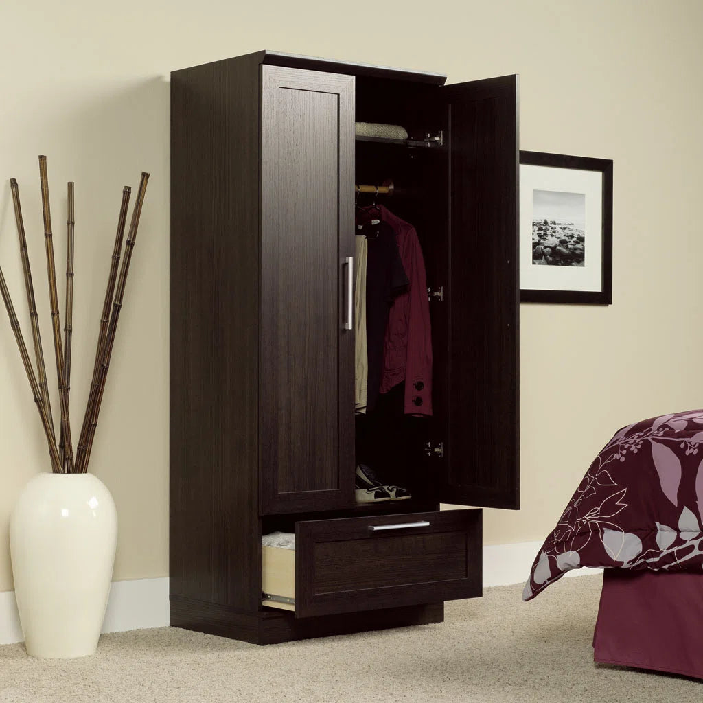 Modern Aliaya Armoire Wardrobe Closet with Storage