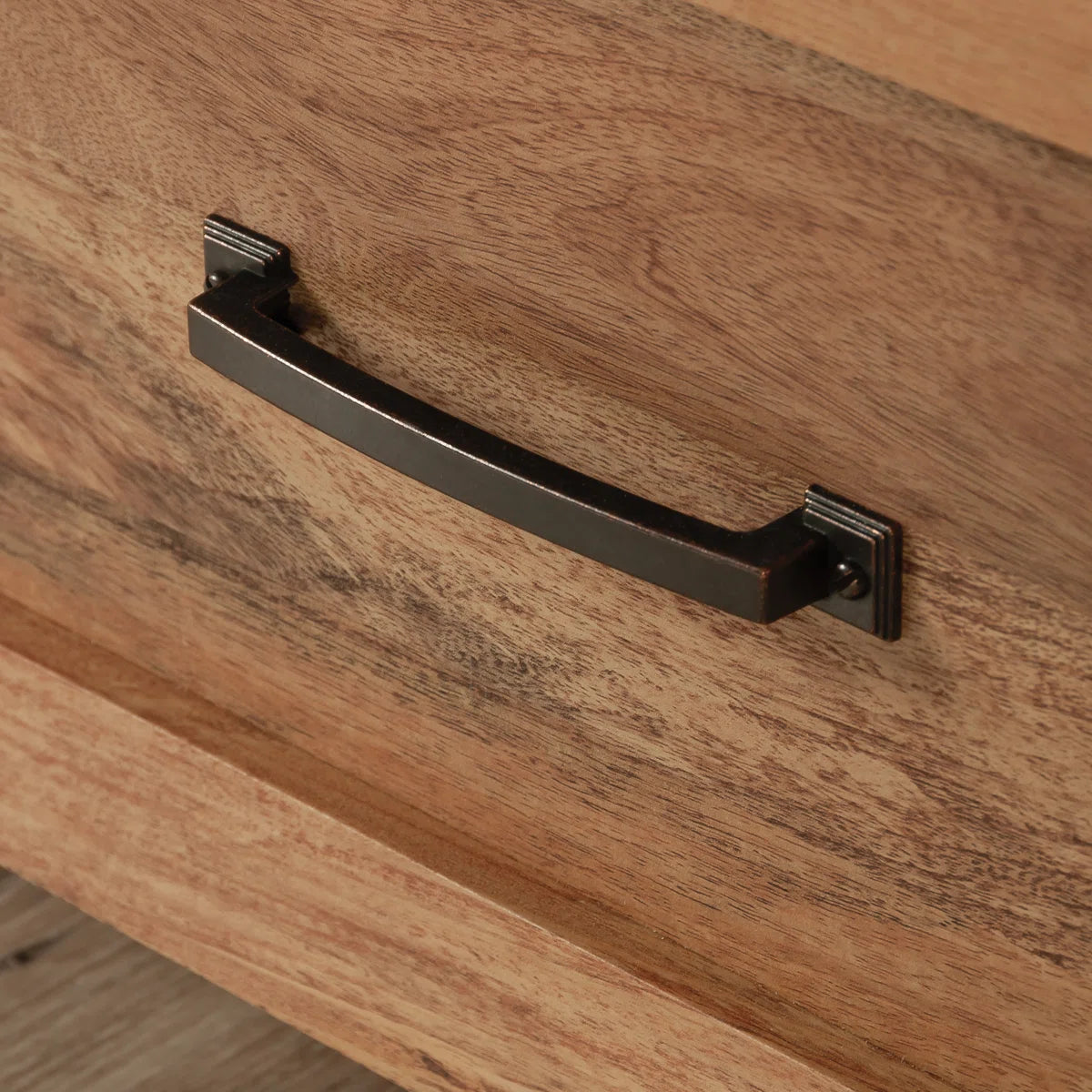 Elegant 2-Door Wooden Armoire Wardrobe with 3 Storage Shelves