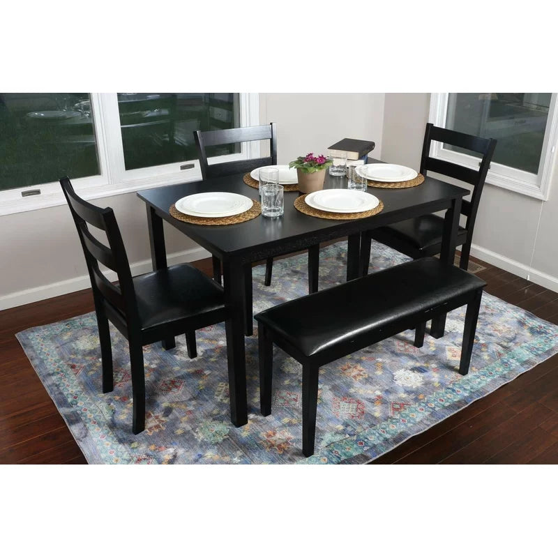 5 - Piece Solid Wood Dining Set
