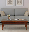 Sheesham Wood Coffee Table (Big) In Scratch Resistant Honey Oak Finish