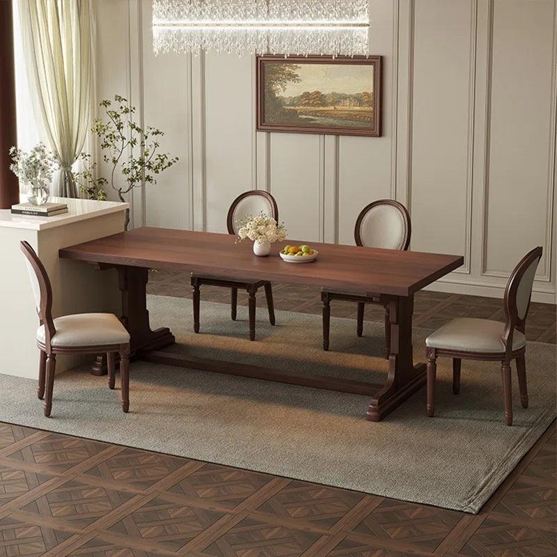 Double Pedestal Dining Set - Ouch Cart 