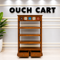 Ouch Cart Wooden Storage Rack with Drawers