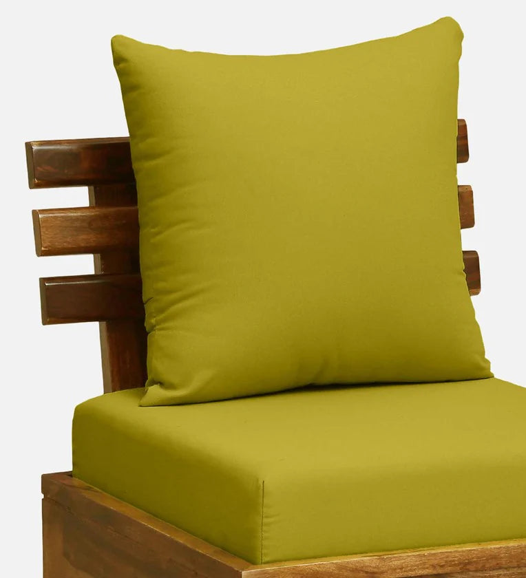 Sheesham Wood 1 Seater Sofa In Rustic Teak Finish