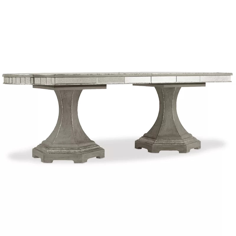 7 - Piece Extendable Double Pedestal Dining Set
