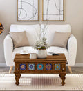 Sheesham Wood Medium Coffee Table In Provincial Teak Finish