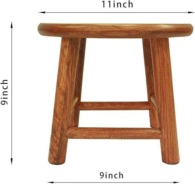 Milking Stool, USA Grown Oak, Plant Stand, Handcrafted Solid Wood Stoo