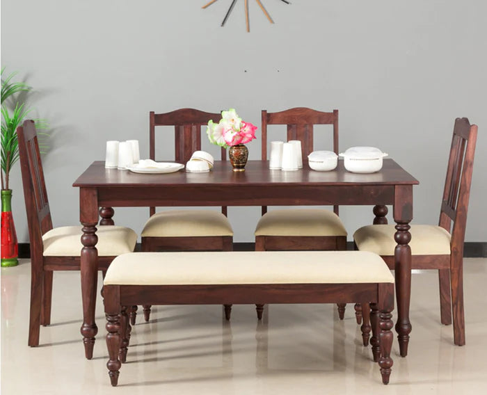 Leonidas  Cathenna 6 Seater Dining Set With 6 Chairs