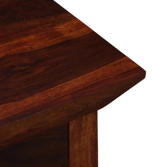 Isla Solid Wood Writing Table In Honey oak Finish