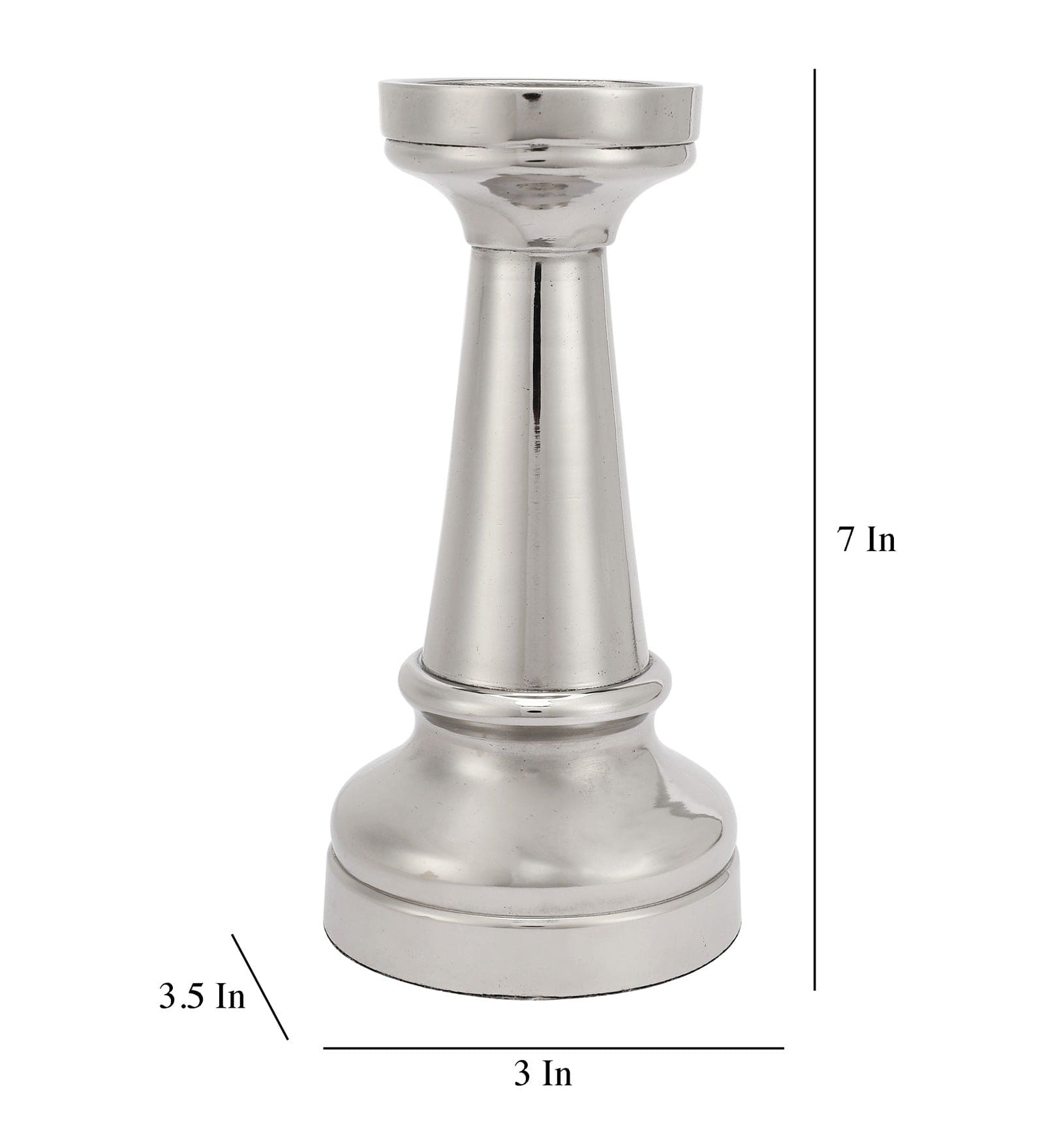 Chess Rook Silver Showpiece,