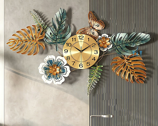 stylish star wall clock