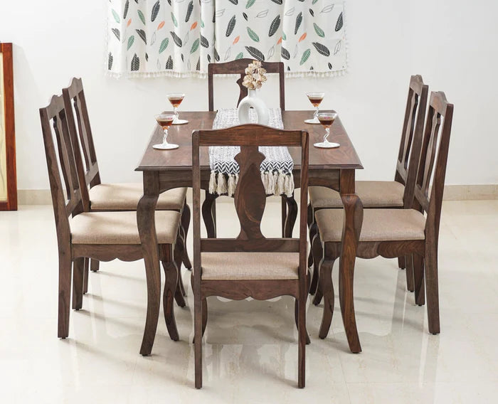 Anselm 6 Seater Dining Set With 6 Chairs