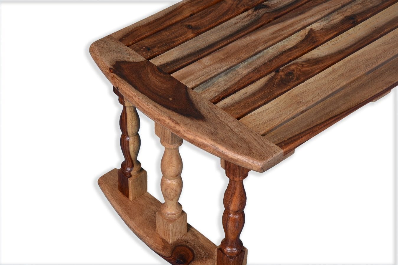 Sheesham Wood Breakfast Table | Laptop Table - Natural Finish