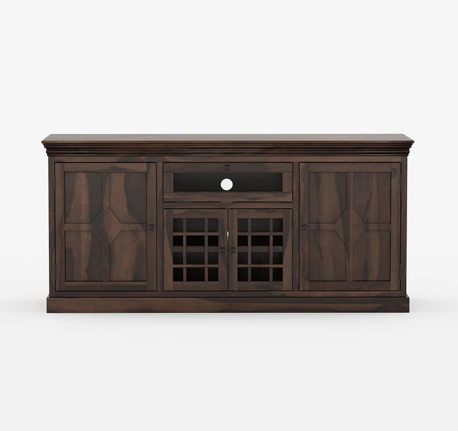 ABAY SOLID WOOD TV STAND
