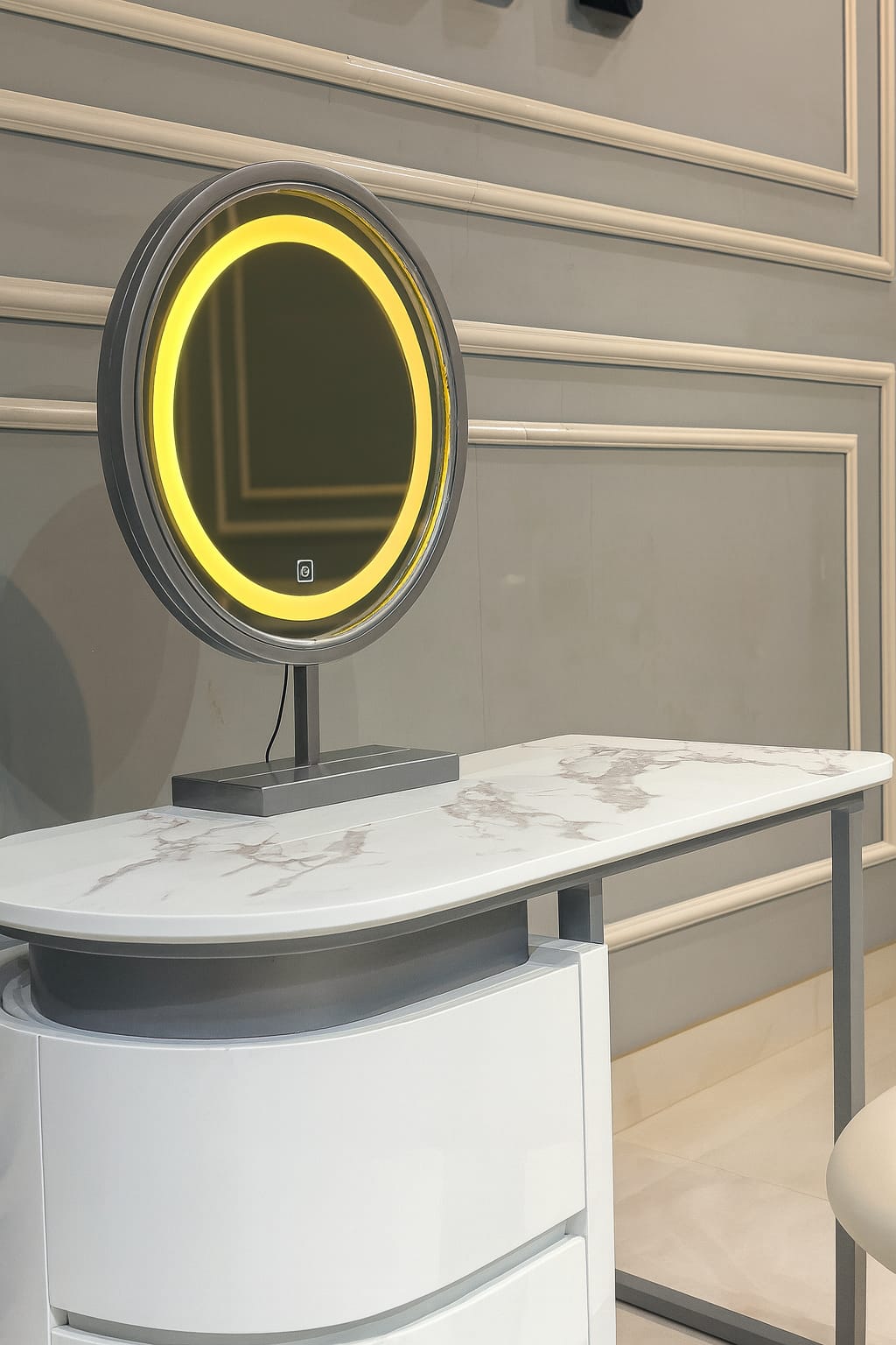 Mara Dressing Table with Mirror – Modern Makeup Organizer
