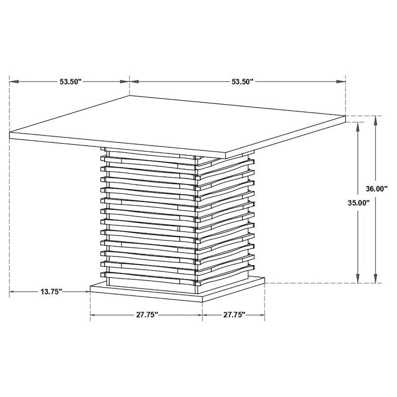 7-Piece Counter Height Dining Set - Ouch Cart 