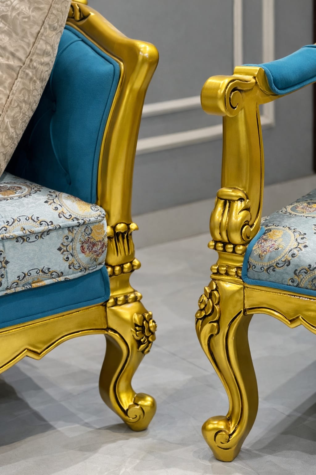 Infinity 6 - Piece Velvet Living Room Set