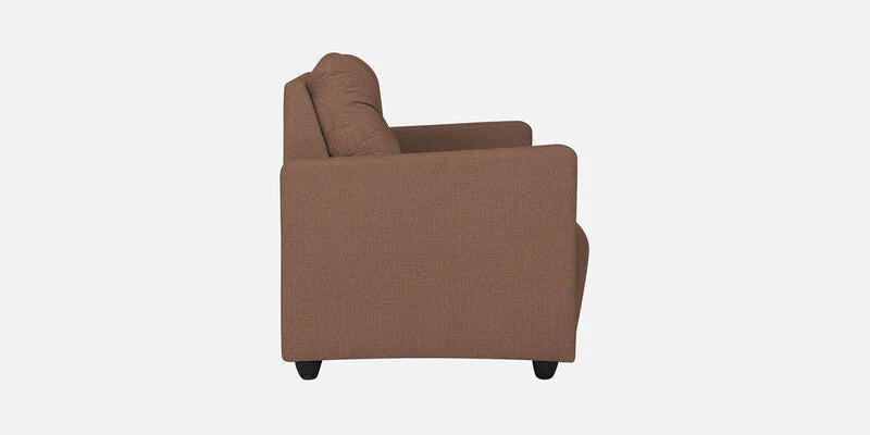 Fabric 3 Seater Sofa In Husk Brown Colour