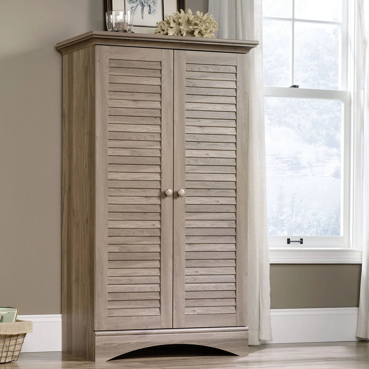 Bredevoort Armoire – Elegant Solid Wood Wardrobe with Spacious Storage-OUCH CART | Dressing table
