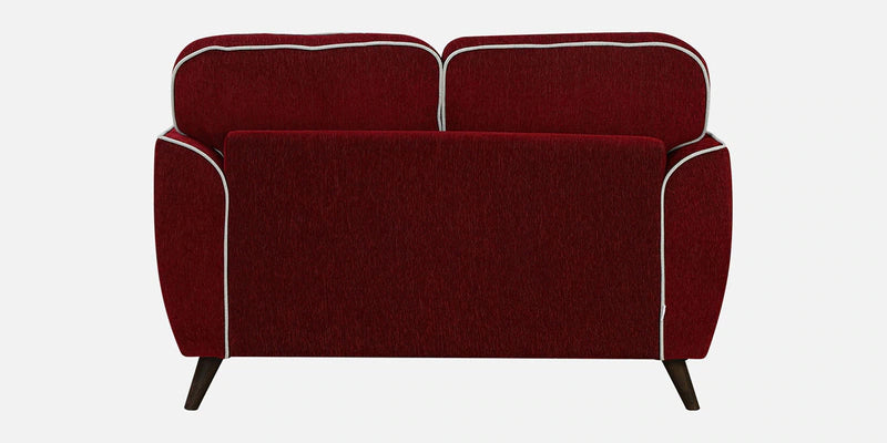 Fabric 2 Seater Sofa In Rust Red Colour