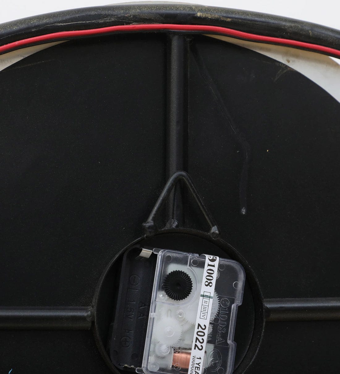 Handmade Blue Metal Deer Wall Hanging Clock,