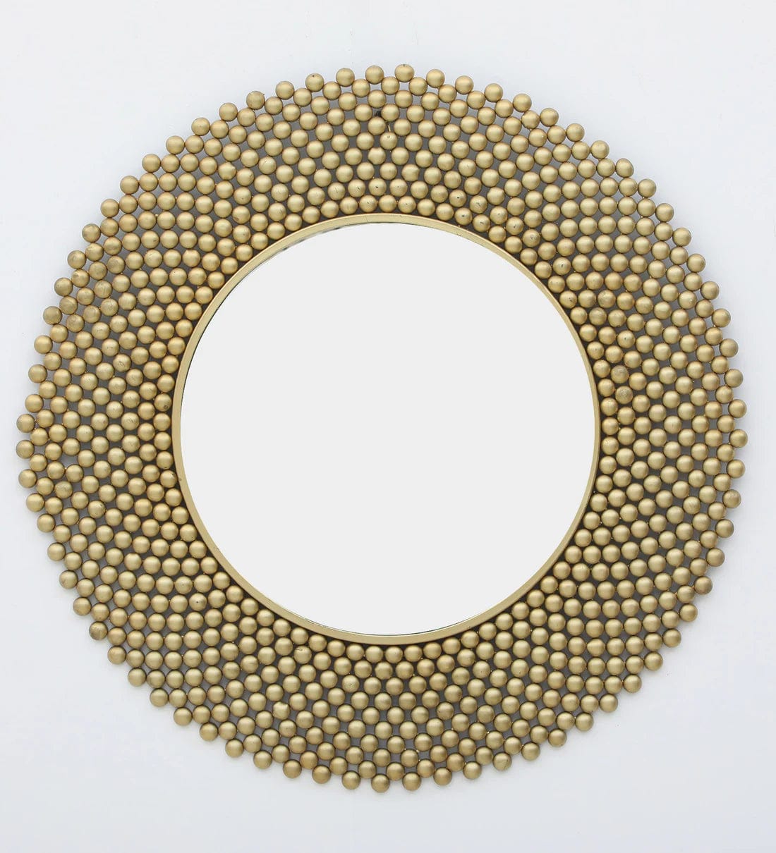 Handmade Gold Metal Framed Wall Mirror,