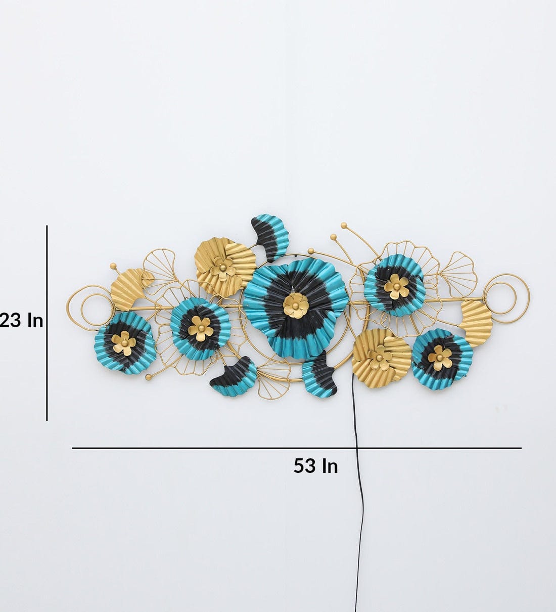 Handmade Multicolour Abstract Metal Wall Art,