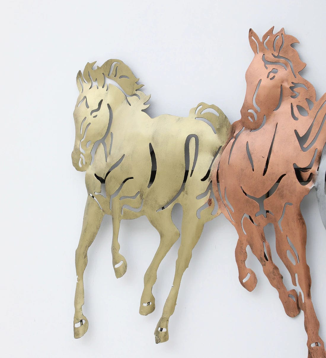 Handmade Multicolour Wildlife Metal Wall Art,