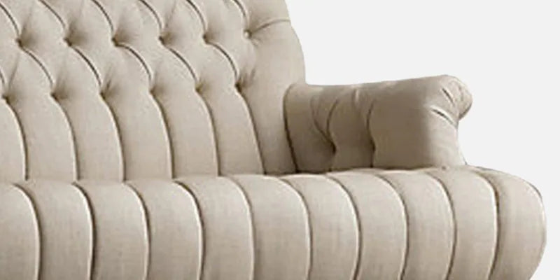 Fabric 3 Seater Sofa in Beige Colour