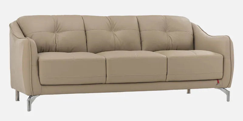 Leather 3 Seater Sofa in Brown Colour