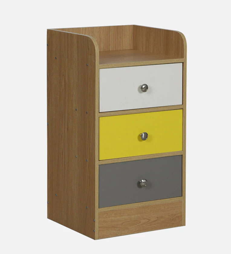 Bedside Table in Multi Finish with Drawers
