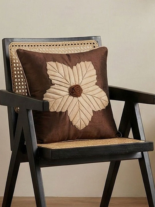 Silk Cushion Covers Set of 5 Lazar Flower Floral Decorative Pillow Covers