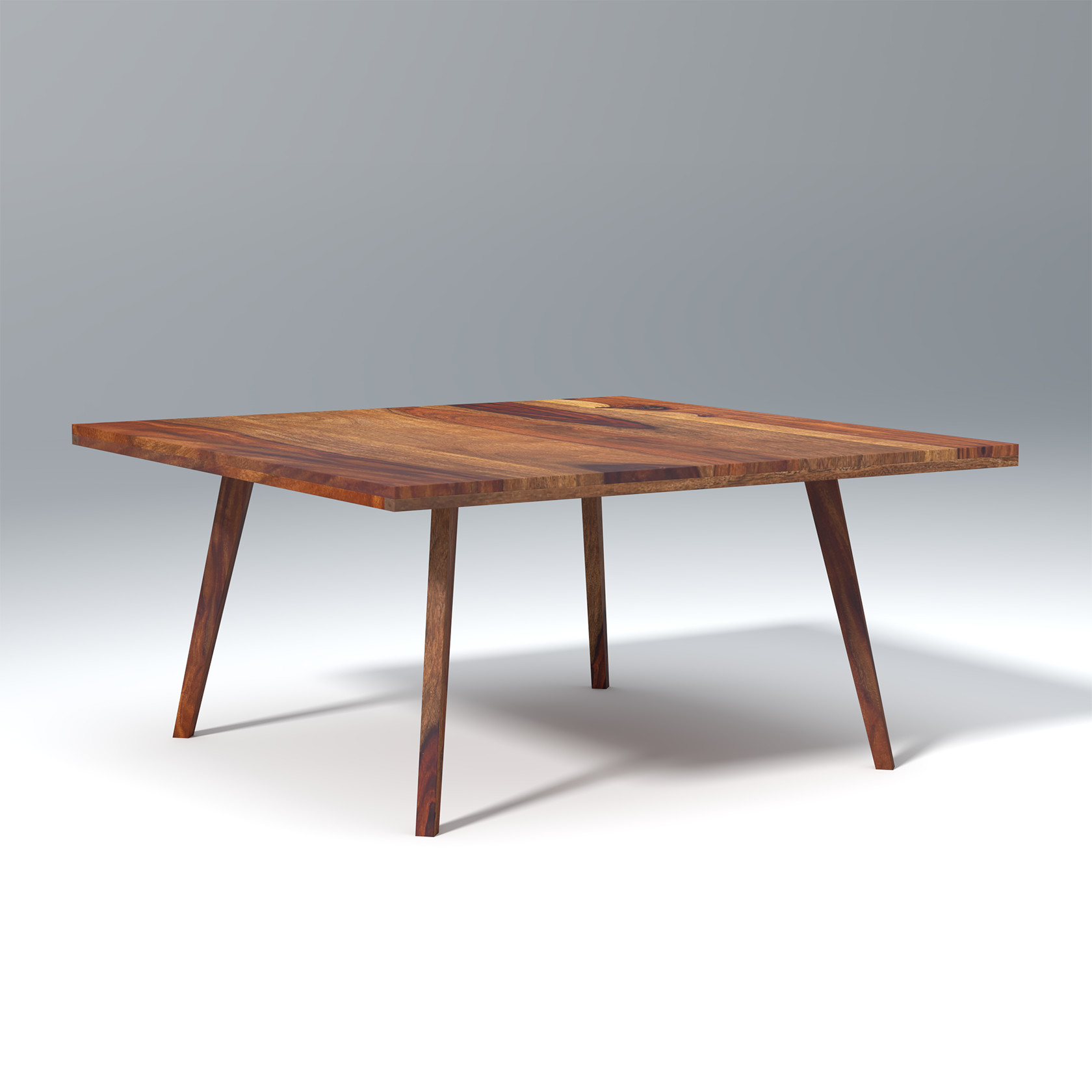 Resonance dining table In Reddish walnut color with 6 Seating