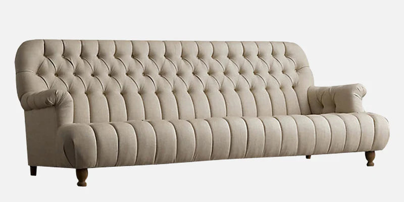 Fabric 3 Seater Sofa in Beige Colour