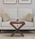 Solid Wood Coffee Table In Honey Oak Finish