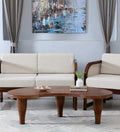 Solid Wood Coffee Table In Teak Finish