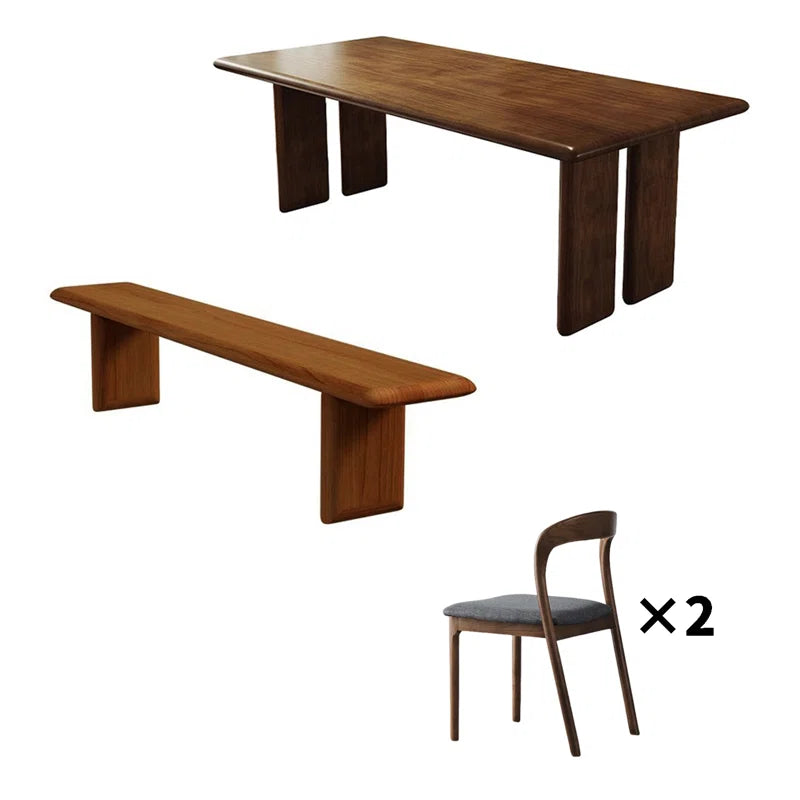 4 - Piece Solid Wood Dining Set