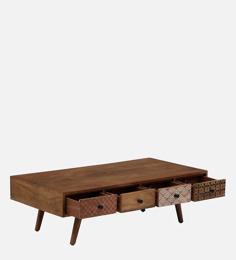 Solid Wood Coffee table Natural Finish