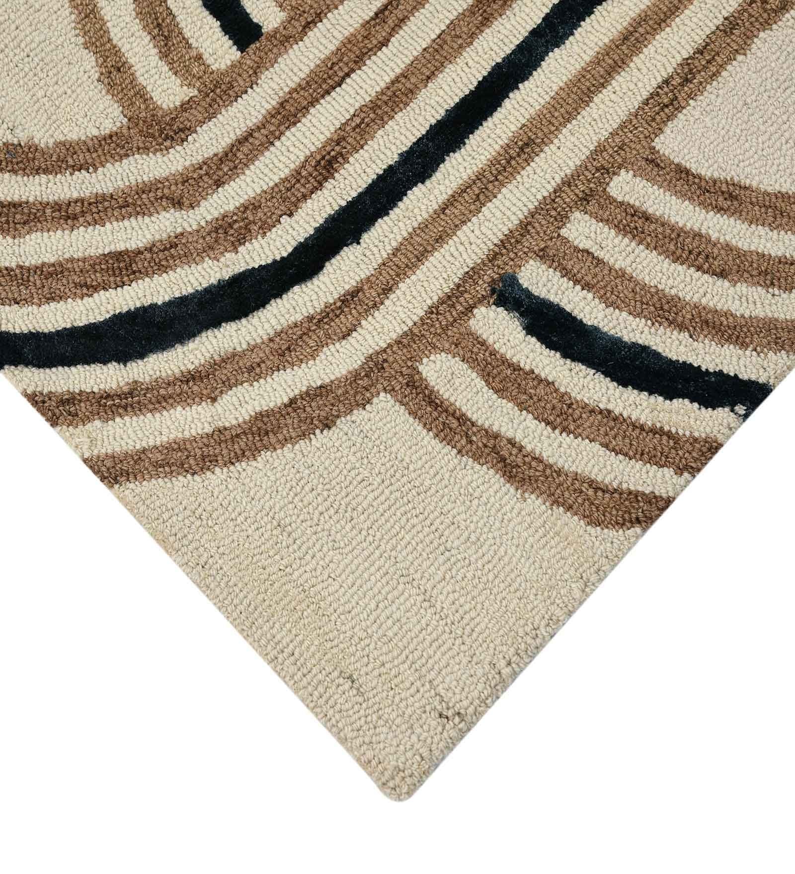 CORAL REEF Wool & Viscose Canyan 8x10 Feet  Hand-Tufted Carpet - Rug