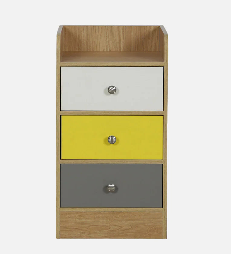 Bedside Table in Multi Finish with Drawers
