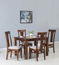 Sheesham Wood 4 Seater Dining Set In Provincial Teak Finish