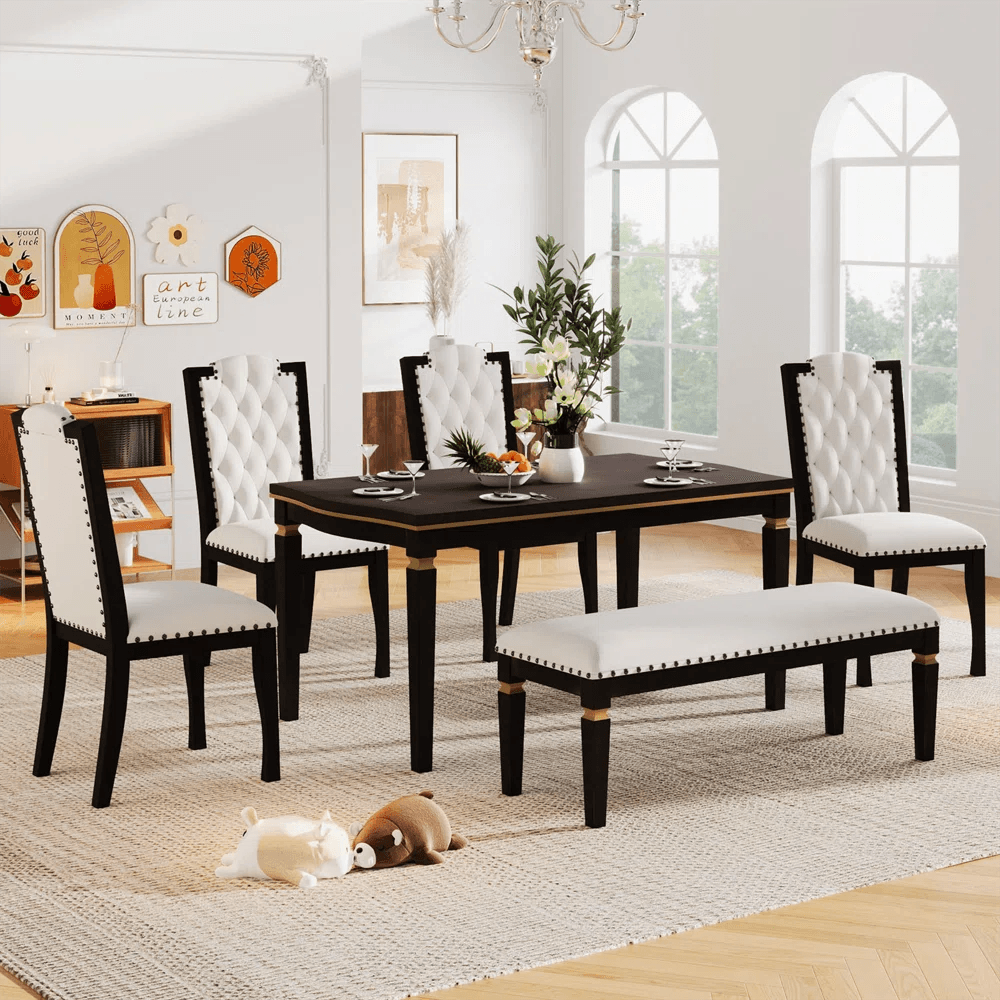 6 - Piece Dining Set - Ouch Cart 