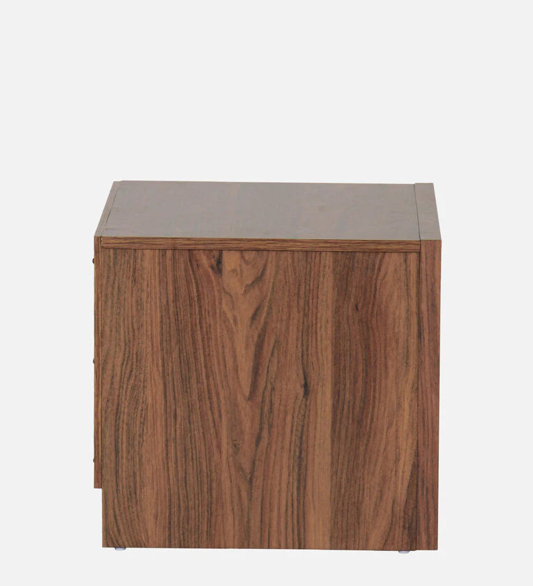 Bedside Table in Columbia Walnut Finish with Drawer