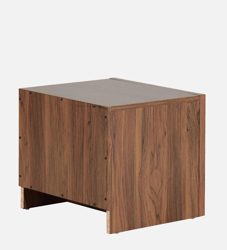 Bedside Table in Columbia Walnut Finish with Drawer